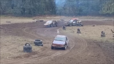 Wrak Race Głogów 2017-X-21 _ 4 ćwierćfinał z Krzyśkiem w lesie