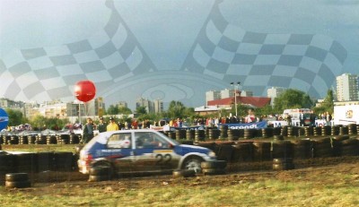 73. Michał Nowosiadły i Bartosz Gruszczyński - Peugeot 106 Rallye   (To zdjęcie w pełnej rozdzielczości możesz kupić na www.kwa-kwa.pl )