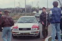 24. Wojciech Nosalik i Eryk Szafrański - Audi 90 Quattro.   (To zdjęcie w pełnej rozdzielczości możesz kupić na www.kwa-kwa.pl )