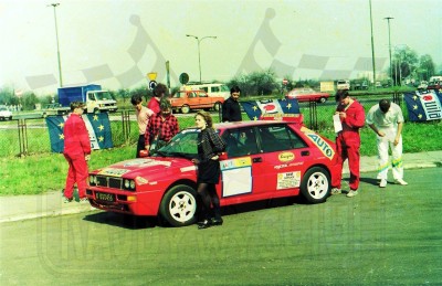 1. Lancia Integrale 16V załogi Grzegorz Skiba i Igor Bielecki.   (To zdjęcie w pełnej rozdzielczości możesz kupić na www.kwa-kwa.pl )