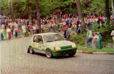 70. Robert Masłowski i Marek Szal - Peugeot 205 GTi.   (To zdjęcie w pełnej rozdzielczości możesz kupić na www.kwa-kwa.pl )