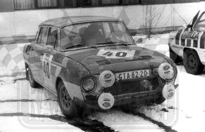 22. J.Sivik i Rafaj - Skoda 120S  (To zdjęcie w pełnej rozdzielczości możesz kupić na www.kwa-kwa.pl )