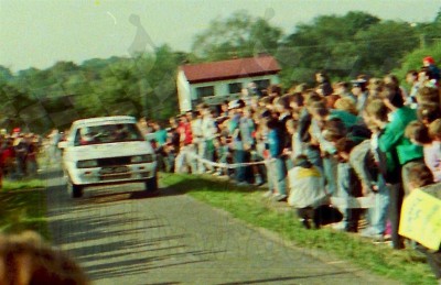 56. Bogdan Herink i Tomasz Szostak - Renault 11 Turbo.   (To zdjęcie w pełnej rozdzielczości możesz kupić na www.kwa-kwa.pl )