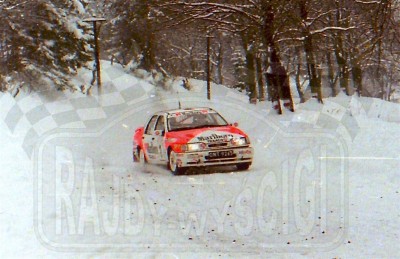 31. Marian Bublewicz i Ryszard Żyszkowski - Ford Sierra Saphire Cosworth.   (To zdjęcie w pełnej rozdzielczości możesz kupić na www.kwa-kwa.pl )