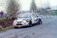 82. Bohdan Ludwiczak i Antoni Akuczonek - Ford Sierra Saphire Cosworth RS 4x4.   (To zdjęcie w pełnej rozdzielczości możesz kupić na www.kwa-kwa.pl )