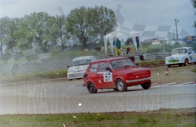 25. Arkadiusz Leszek - Polski Fiat 126p, Tomasz Carzasty - Fiat Cinquecento i Bogusław Kurtyka - Syrena 105   (To zdjęcie w pełnej rozdzielczości możesz kupić na www.kwa-kwa.pl )