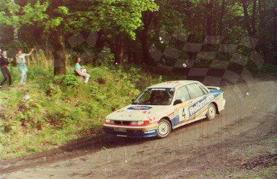 116. Wiesław Stec i Maciej Maciejewski - Mitsubishi Galant VR4.   (To zdjęcie w pełnej rozdzielczości możesz kupić na www.kwa-kwa.pl )