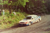 116. Wiesław Stec i Maciej Maciejewski - Mitsubishi Galant VR4.   (To zdjęcie w pełnej rozdzielczości możesz kupić na www.kwa-kwa.pl )
