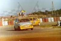 64. Wojciech Białowąs - Fiat Cinquecento i Tomasz Oleksiak - Peugeot 106 XSi   (To zdjęcie w pełnej rozdzielczości możesz kupić na www.kwa-kwa.pl )