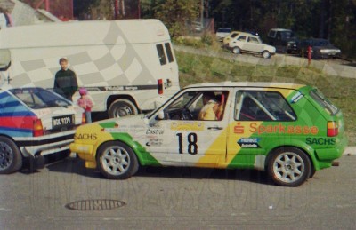 14. Dirk Lehmann i Klaus Peter Schorr - VW Golf GTi 16V.   (To zdjęcie w pełnej rozdzielczości możesz kupić na www.kwa-kwa.pl )