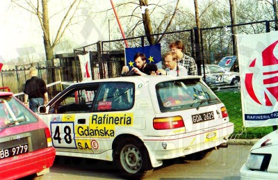 35. Toyota Corolla GTi 16 załogi Janusz Damentko i Zbigniew Skutkiewicz.   (To zdjęcie w pełnej rozdzielczości możesz kupić na www.kwa-kwa.pl )