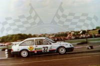 114. Tomasz Dąbrowski - Ford Sierra Cosworth RS.   (To zdjęcie w pełnej rozdzielczości możesz kupić na www.kwa-kwa.pl )