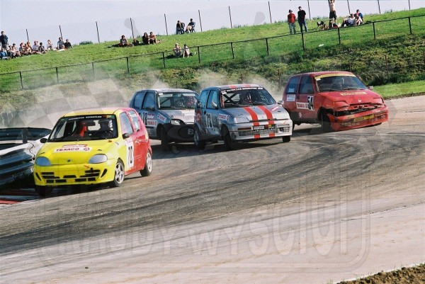 49. Nr.70.Igor Gregorczyk, nr.78.Jacek Chojnacki - Fiaty Cinquecento, nr.73.Remigiusz Woja, nr.54. Łukasz Złotnicki - Fiaty Seicento