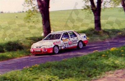 25. Zenon Sawicki i Dariusz Dekuczyński - Ford Sierra Saphire Cosworth RS.   (To zdjęcie w pełnej rozdzielczości możesz kupić na www.kwa-kwa.pl )