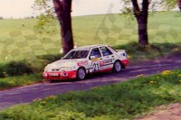 25. Zenon Sawicki i Dariusz Dekuczyński - Ford Sierra Saphire Cosworth RS.   (To zdjęcie w pełnej rozdzielczości możesz kupić na www.kwa-kwa.pl )