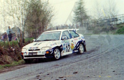 83. Sławomir Szaflicki i Andrzej Górski - Ford Escort Cosworth RS.   (To zdjęcie w pełnej rozdzielczości możesz kupić na www.kwa-kwa.pl )