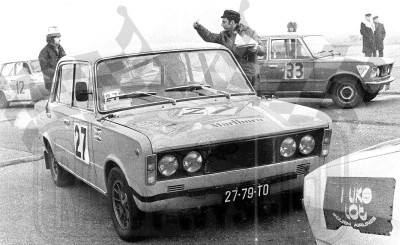 37. Hieronim Kochański i Mieczysław Sieczkowski - Polski Fiat 125p 1500  (To zdjęcie w pełnej rozdzielczości możesz kupić na www.kwa-kwa.pl )
