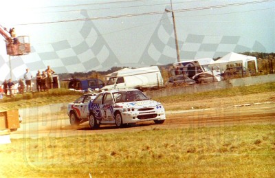 71. Bohdan Ludwiczak - Ford Escort Cosworth RS i Adam Polak - Toyota Celica GT4   (To zdjęcie w pełnej rozdzielczości możesz kupić na www.kwa-kwa.pl )