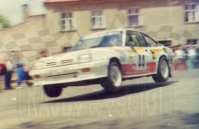 66. Wiesław Stec i Artur Skorupa - Opel Manta GTE.   (To zdjęcie w pełnej rozdzielczości możesz kupić na www.kwa-kwa.pl )