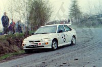 84. Andrzej Chojnacki i Piotr Namysłowski - Ford Escort Cosworth RS.   (To zdjęcie w pełnej rozdzielczości możesz kupić na www.kwa-kwa.pl )