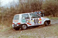 49. Jacek Sikora i Jacek Sciciński - Fiat Cinquecento.   (To zdjęcie w pełnej rozdzielczości możesz kupić na www.kwa-kwa.pl )