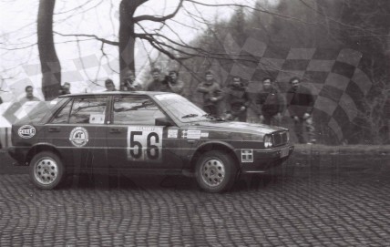4. Hans Kolby Hansen i I.Hildebrandt - Lancia Delta HF 4wd.   (To zdjęcie w pełnej rozdzielczości możesz kupić na www.kwa-kwa.pl )