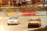 16. Stanisław Ambroszkiewicz - Mazda 323 4wd, Krzysztof Studziński - Mitsubishi Galant VR4    (To zdjęcie w pełnej rozdzielczości możesz kupić na www.kwa-kwa.pl )
