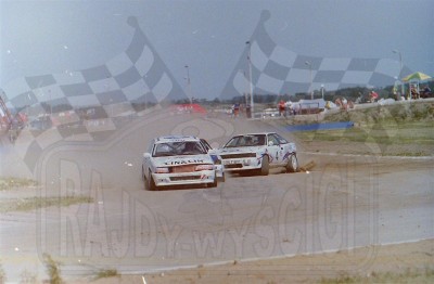 92. Mariusz Stec - Mitsubishi Galant VR4 i Jacek Ptaszek - Toyota Celica GT4   (To zdjęcie w pełnej rozdzielczości możesz kupić na www.kwa-kwa.pl )