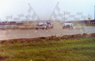 44. Robert Polak - Ford Fiesta XR2i i Paweł Wieczorek - Suzuki Swift   (To zdjęcie w pełnej rozdzielczości możesz kupić na www.kwa-kwa.pl )