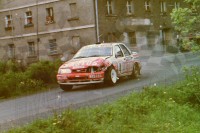 87. Patrick Snijers i Dany Colebunders - Ford Sierra Saphire Cosworth 4x4.   (To zdjęcie w pełnej rozdzielczości możesz kupić na www.kwa-kwa.pl )