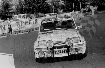 24. J.J.Texier i Luc Traweleau - Renault 5 Turbo  (To zdjęcie w pełnej rozdzielczości możesz kupić na www.kwa-kwa.pl )