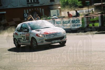 23. Marcin Pasecki i Tomasz Spurek - Peugeot 206 XS  (To zdjęcie w pełnej rozdzielczości możesz kupić na www.kwa-kwa.pl )
