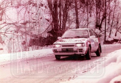 8. Krzysztof Hołowczyc i Sławomir Chmielewski - Mazda 323 Turbo 4wd.   (To zdjęcie w pełnej rozdzielczości możesz kupić na www.kwa-kwa.pl )