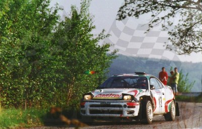 11. Sławomir Szaflicki i Antoni Akuczonek - Toyota Celica Turbo 4wd.    (To zdjęcie w pełnej rozdzielczości możesz kupić na www.kwa-kwa.pl )