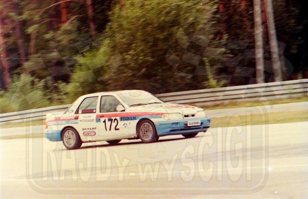 84. Marek Kusiak - Ford Sierra Saphire Cosworth RS.   (To zdjęcie w pełnej rozdzielczości możesz kupić na www.kwa-kwa.pl )