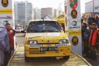 98. Jacek Sikora i Marek Kaczmarek - Fiat Cinquecento Sporting.   (To zdjęcie w pełnej rozdzielczości możesz kupić na www.kwa-kwa.pl )