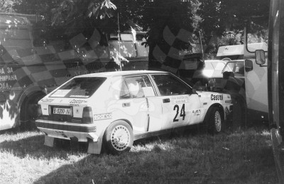 6. Demir Slavov i Georgi Janakiew - Lancia Delta Integrale.   (To zdjęcie w pełnej rozdzielczości możesz kupić na www.kwa-kwa.pl )