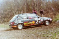 53. Jerzy Dyszy i Krzysztof Różański - Peugeot 205 Rallye 1300.   (To zdjęcie w pełnej rozdzielczości możesz kupić na www.kwa-kwa.pl )