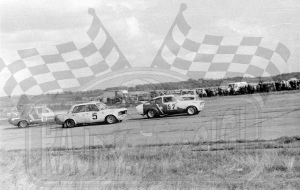 67. Nr.52.Andrzej Kleina - Opel Kadett GTE, nr.5.Jerzy Bekas, nr.19.Krzysztof Godwod - Polskie Fiaty 125p  (To zdjęcie w pełnej rozdzielczości możesz kupić na www.kwa-kwa.pl )