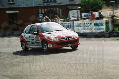31. Norbert Guzek i Łukasz Kunicki - Peugeot 206  (To zdjęcie w pełnej rozdzielczości możesz kupić na www.kwa-kwa.pl )