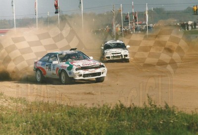 68. Adam Polak - Toyota Celica GT4 i Leszek Kuzaj - Mitsubishi Lancer Evo.   (To zdjęcie w pełnej rozdzielczości możesz kupić na www.kwa-kwa.pl )
