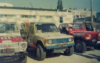 4. Nr.2. Maciej Majchrzak i Paweł Broncher - Mitsubishi Pajero.   (To zdjęcie w pełnej rozdzielczości możesz kupić na www.kwa-kwa.pl )