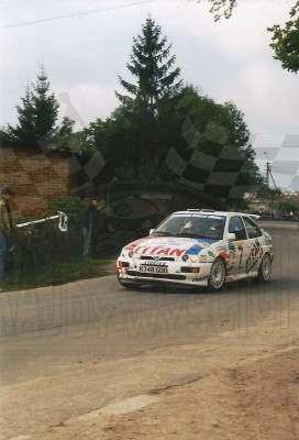 52. Jerzy Wierzbołowski i Bogusław Lepiarz - Ford Escort Cosworth RS   (To zdjęcie w pełnej rozdzielczości możesz kupić na www.kwa-kwa.pl )