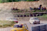 129. Nr.51.Antoni Skudło, nr.54.Jacek Chojnacki - Polskie Fiaty 126p, Włodzimierz Pawluczuk - Fiat Cinquecento Abarth   (To zdjęcie w pełnej rozdzielczości możesz kupić na www.kwa-kwa.pl )