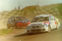 62. Mariusz Stec - Mitsubishi Galant VR4 i Jakub Iwanek - Peugeot 106 XSi   (To zdjęcie w pełnej rozdzielczości możesz kupić na www.kwa-kwa.pl )