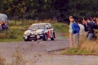 57. Robert Herba i Jakub Mroczkowski - Nissan Sunny GTiR.   (To zdjęcie w pełnej rozdzielczości możesz kupić na www.kwa-kwa.pl )