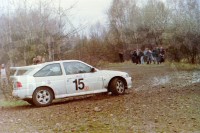 74. Andrzej Chojnacki i Piotr Namyslowski - Ford Escort Cosworth RS.   (To zdjęcie w pełnej rozdzielczości możesz kupić na www.kwa-kwa.pl )