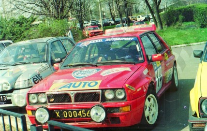 81. Lancia Integrale HF 16V załogi Grzegorz Skiba i Igor Bielecki.   (To zdjęcie w pełnej rozdzielczości możesz kupić na www.kwa-kwa.pl )