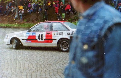 70. Piotr Kufrej i Malina Wiechowska - Toyota Corolla GT.   (To zdjęcie w pełnej rozdzielczości możesz kupić na www.kwa-kwa.pl )