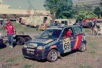 4. Fiat Cinquecento Abarth załogi Jacek Sikora i Marek Kaczmarek   (To zdjęcie w pełnej rozdzielczości możesz kupić na www.kwa-kwa.pl )